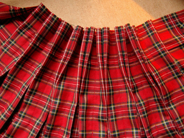 Как рассчитать складки на юбке по талии